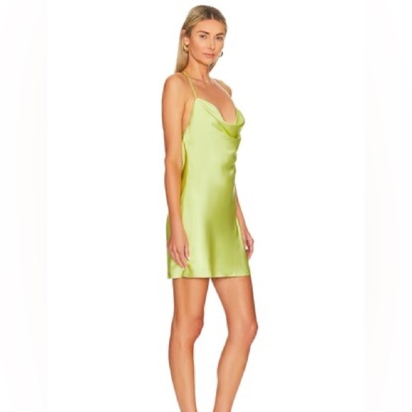 NWT Lovers and Friends Boa Mini Dress in Green - revolve - size Medium - Picture 2 of 7
